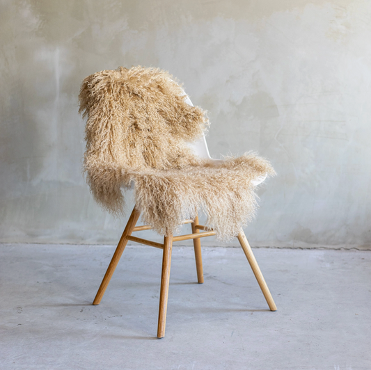 Tibetan Sheepskin Throw