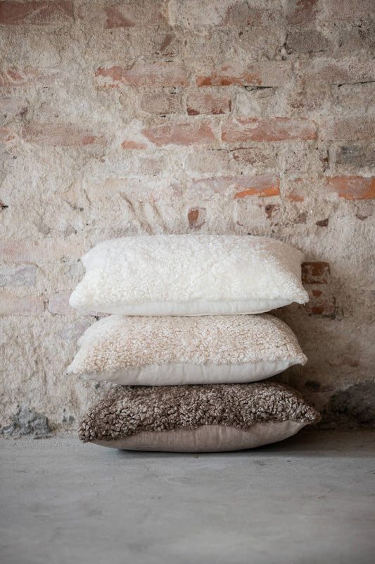 Teddy Sheepskin Pillow