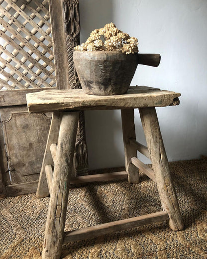 Antique Milking Stool