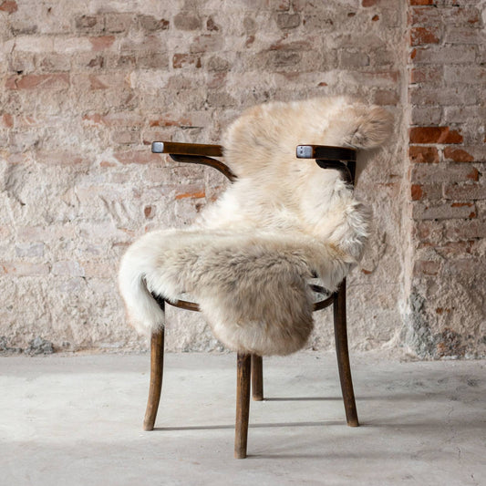 Dutch Mottled Sheepskin Throw