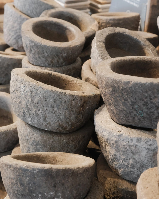 Carved Stone Mortar